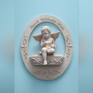 Baby Angel Vintage Antique Wall Mount Decorative Unbranded excellent condition